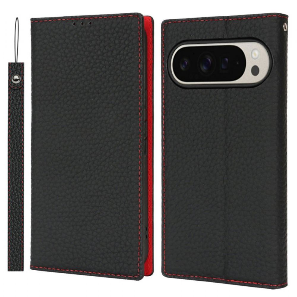 Kožené Pouzdro Google Pixel 10 Pro Xl Kryty Na Mobil Kůže S Řemínkem