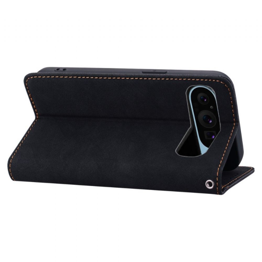 Kožené Pouzdro Google Pixel 10 Pro Xl Lemování