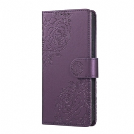 Kožený Kryt Google Pixel 10 Pro Xl Potisk Růží