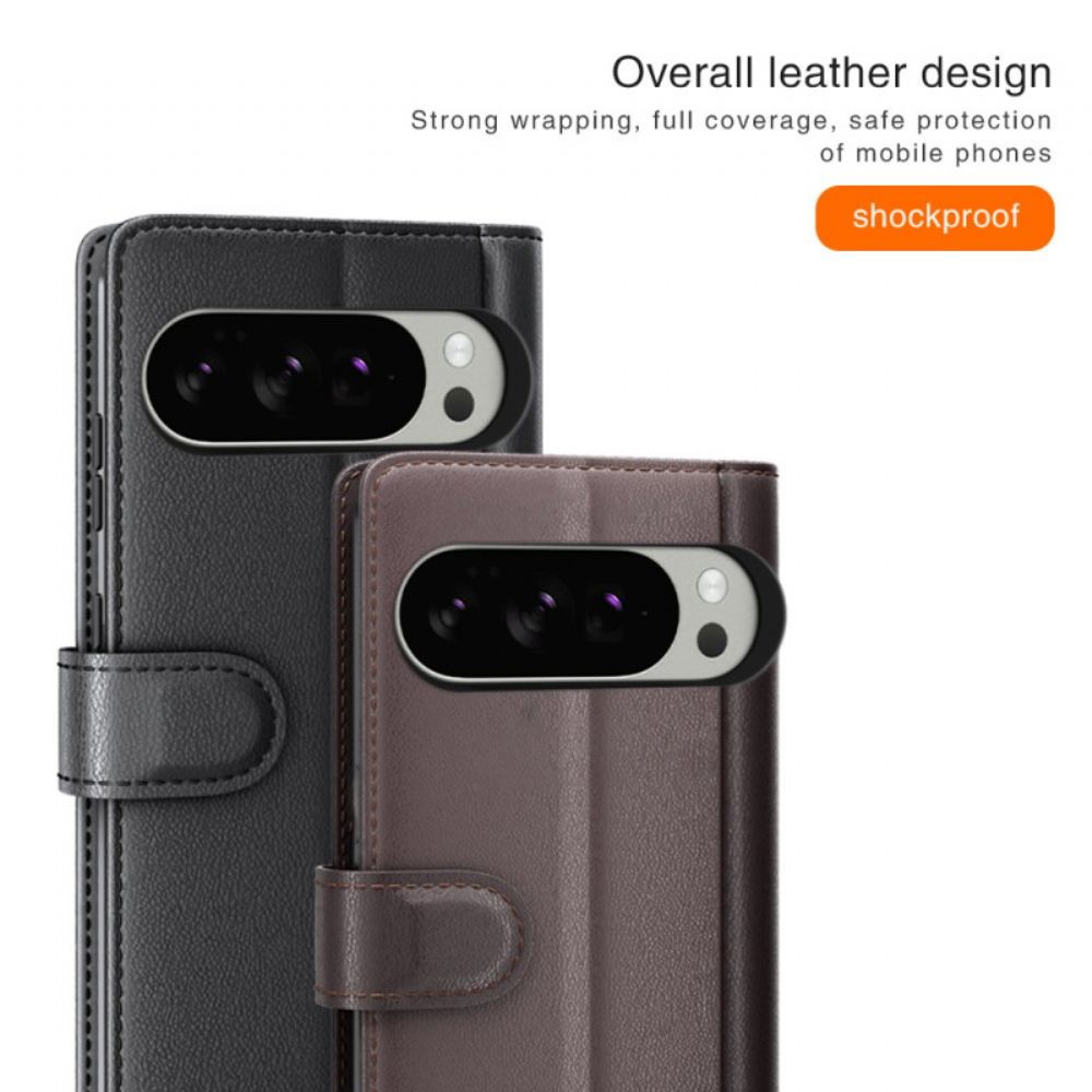 Kožený Kryt Google Pixel 10 Pro Xl Pravá Kůže