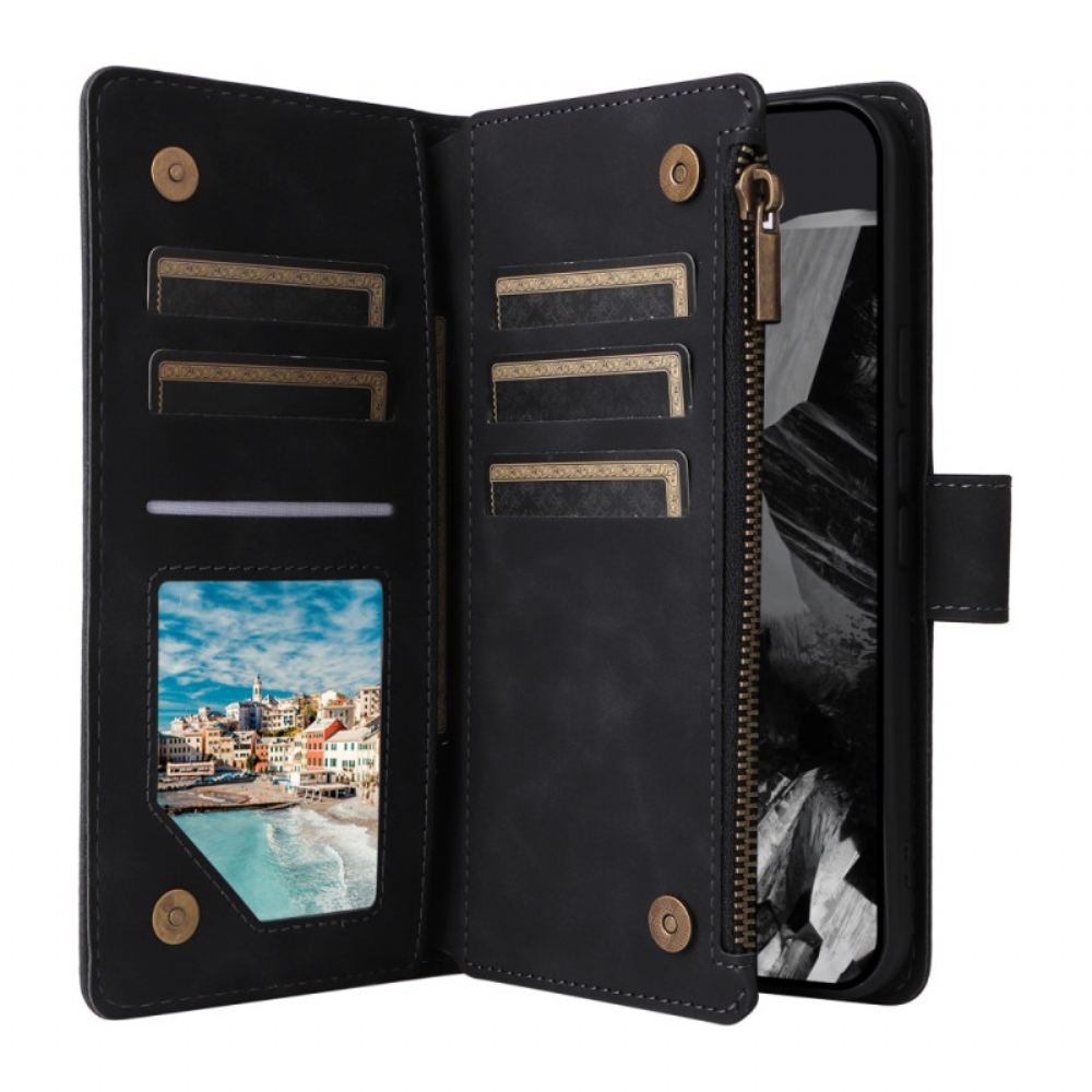 Kožený Kryt Google Pixel 10 Pro Xl Prémiová Semišová Peněženka