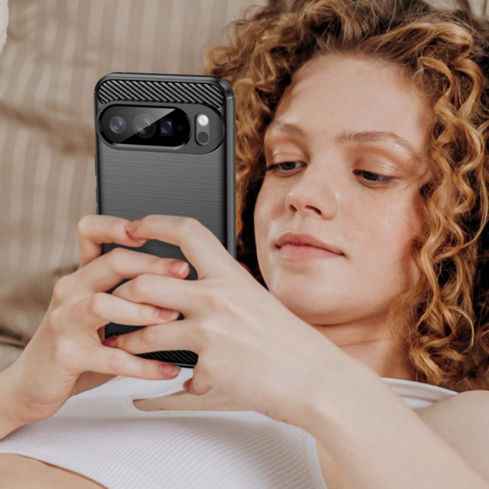 Kryt Google Pixel 10 Pro Xl Kartáčované Uhlíkové Vlákno