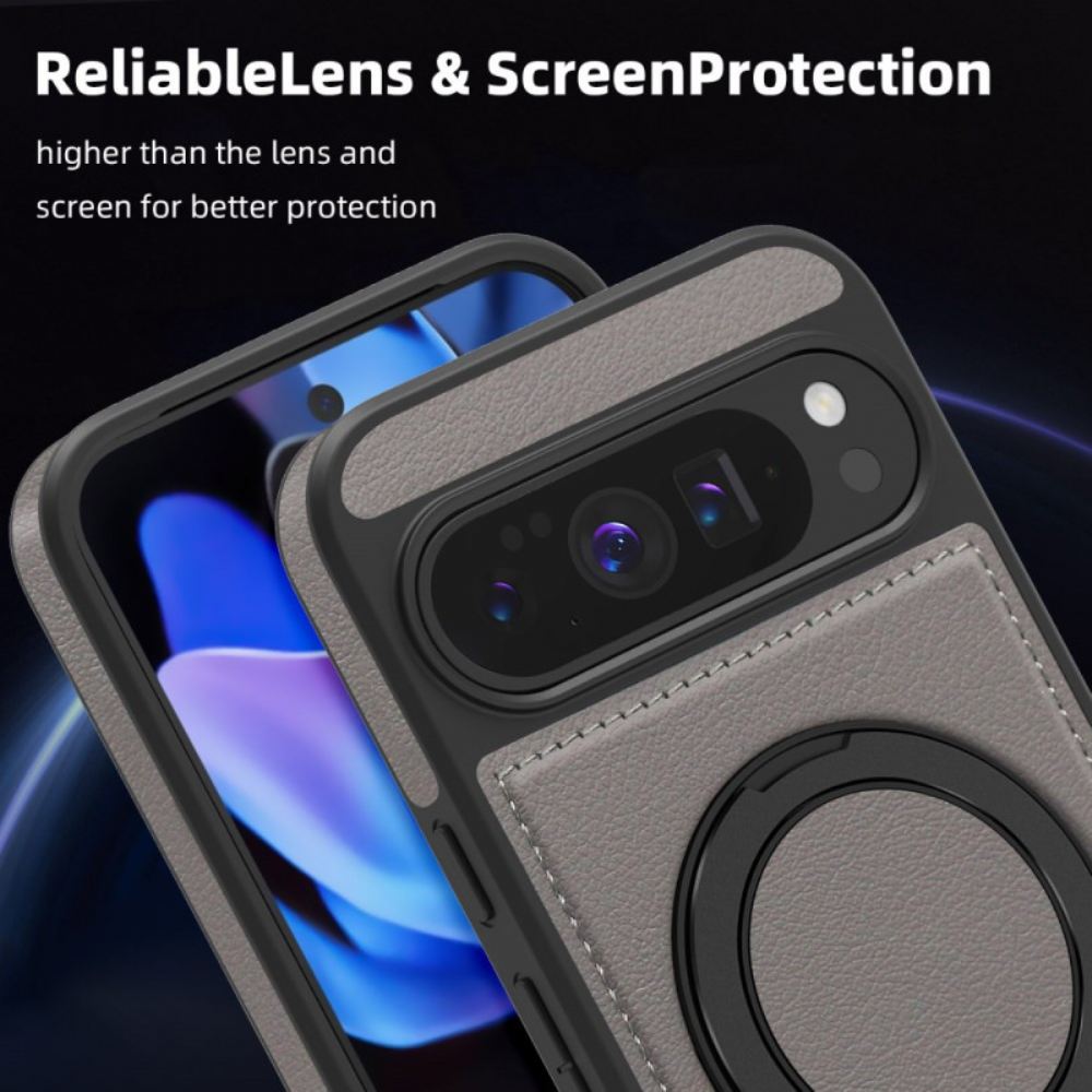 Kryt Google Pixel 10 Pro Xl Kryty Na Mobil Držák Na Prsten Kompatibilní S Magsafe Semišový Efekt