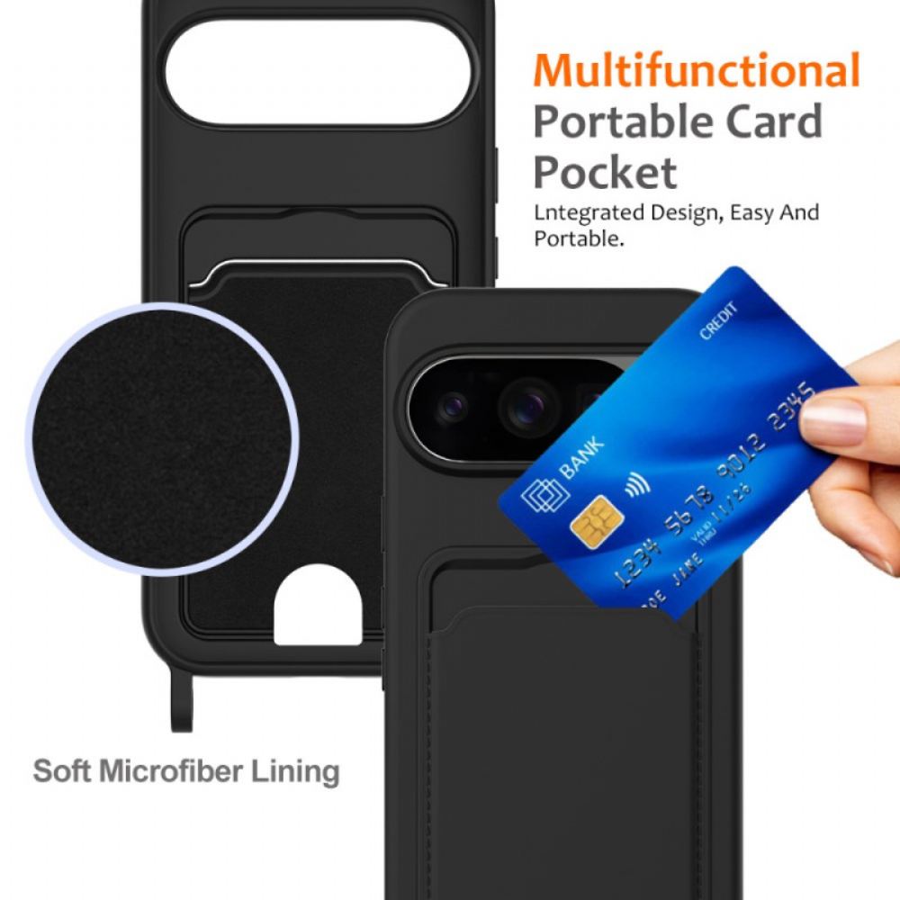 Kryt Na Google Pixel 10 Pro Xl Silikon S Držákem Na Karty