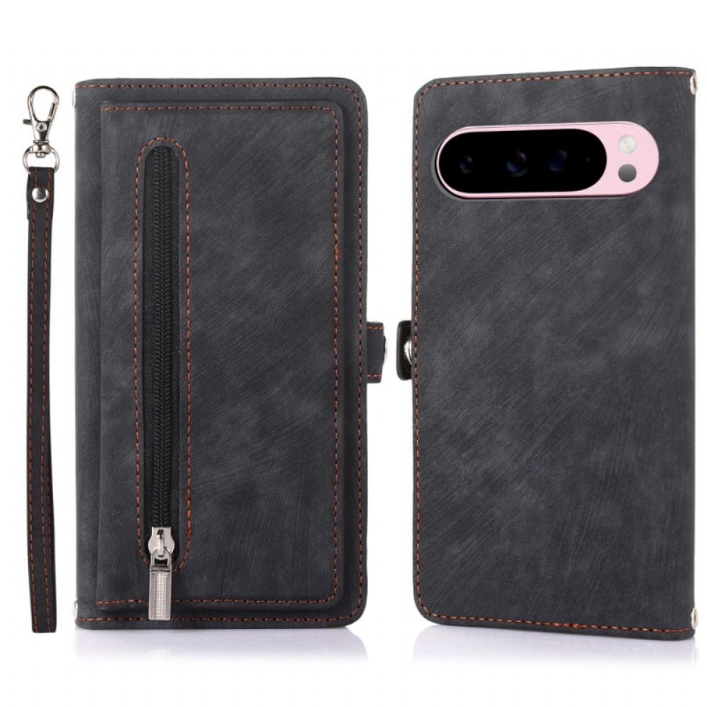 Peněženková Pouzdra Google Pixel 10 Pro Xl Kryty Na Mobil Peněženka S Efektem Semiše