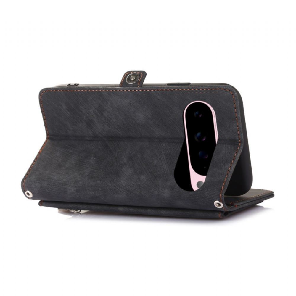 Peněženková Pouzdra Google Pixel 10 Pro Xl Kryty Na Mobil Peněženka S Efektem Semiše