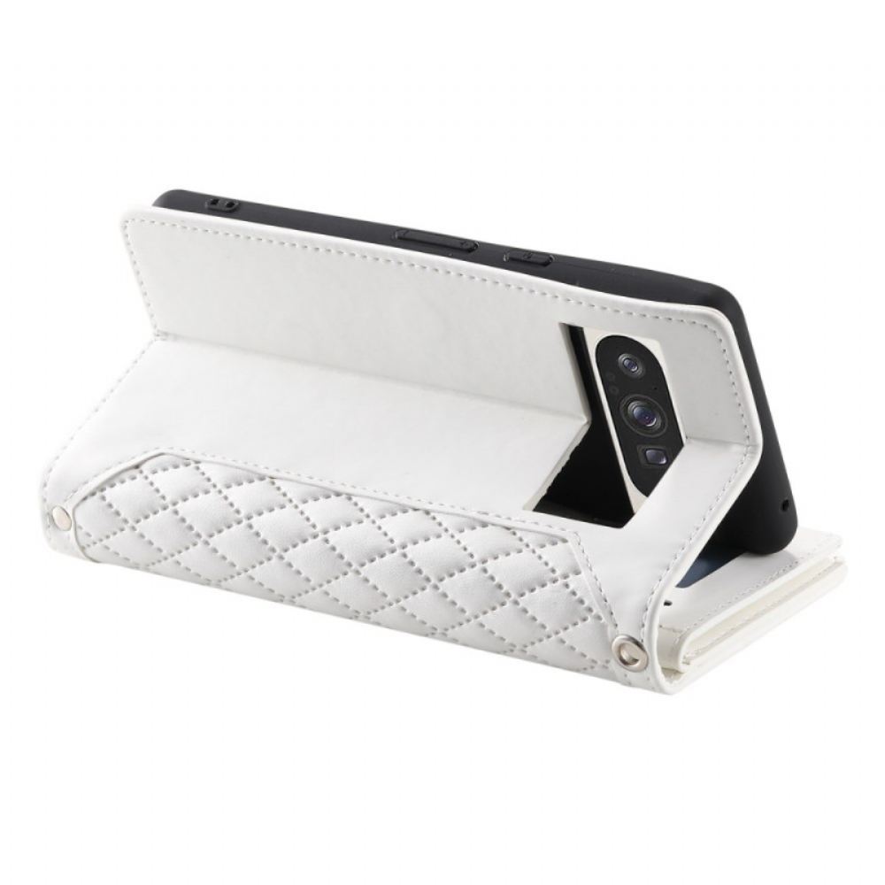 Peněženková Pouzdra Google Pixel 10 Pro Xl Kryty Na Mobil Prošívaná Peněženka