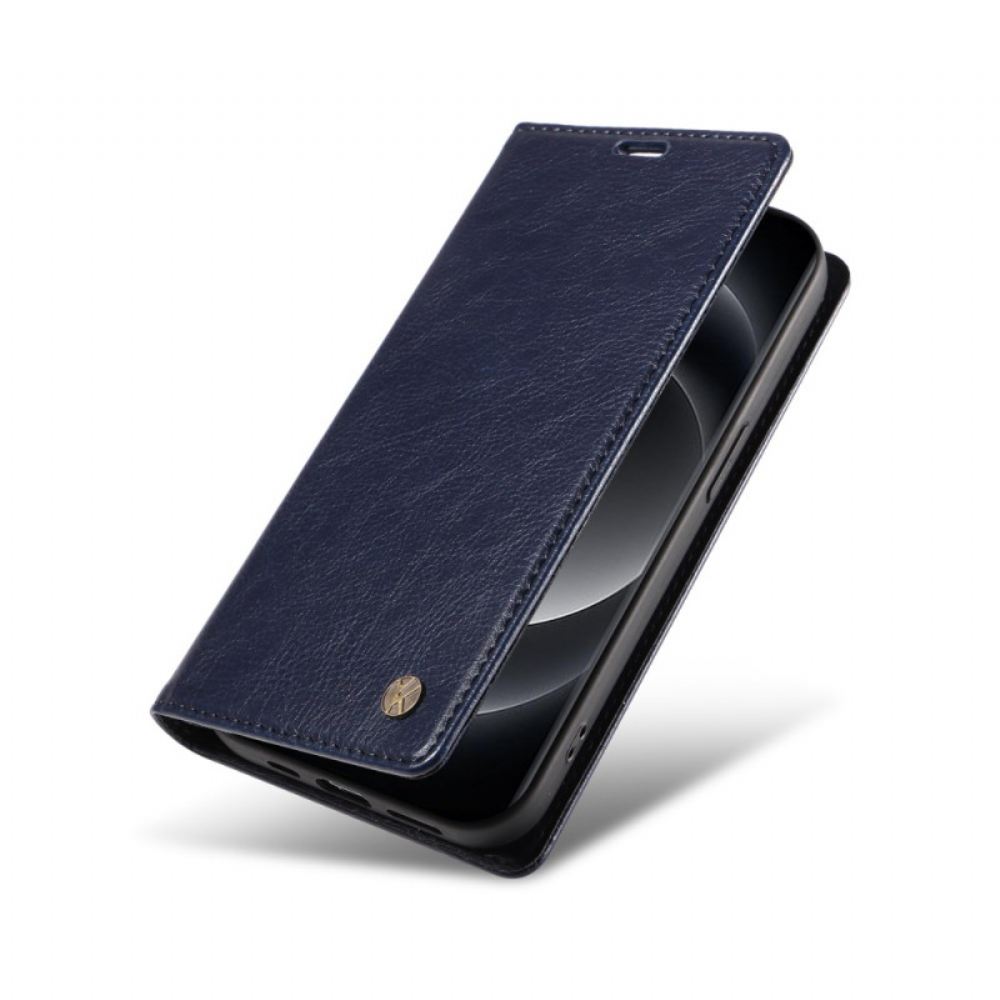 Kožené Pouzdro Folio Xiaomi 14 Ultra Vintage Styl Yikatu