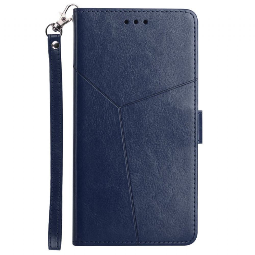 Kožený Kryt Na Xiaomi 14 Ultra Design Řemínku Y