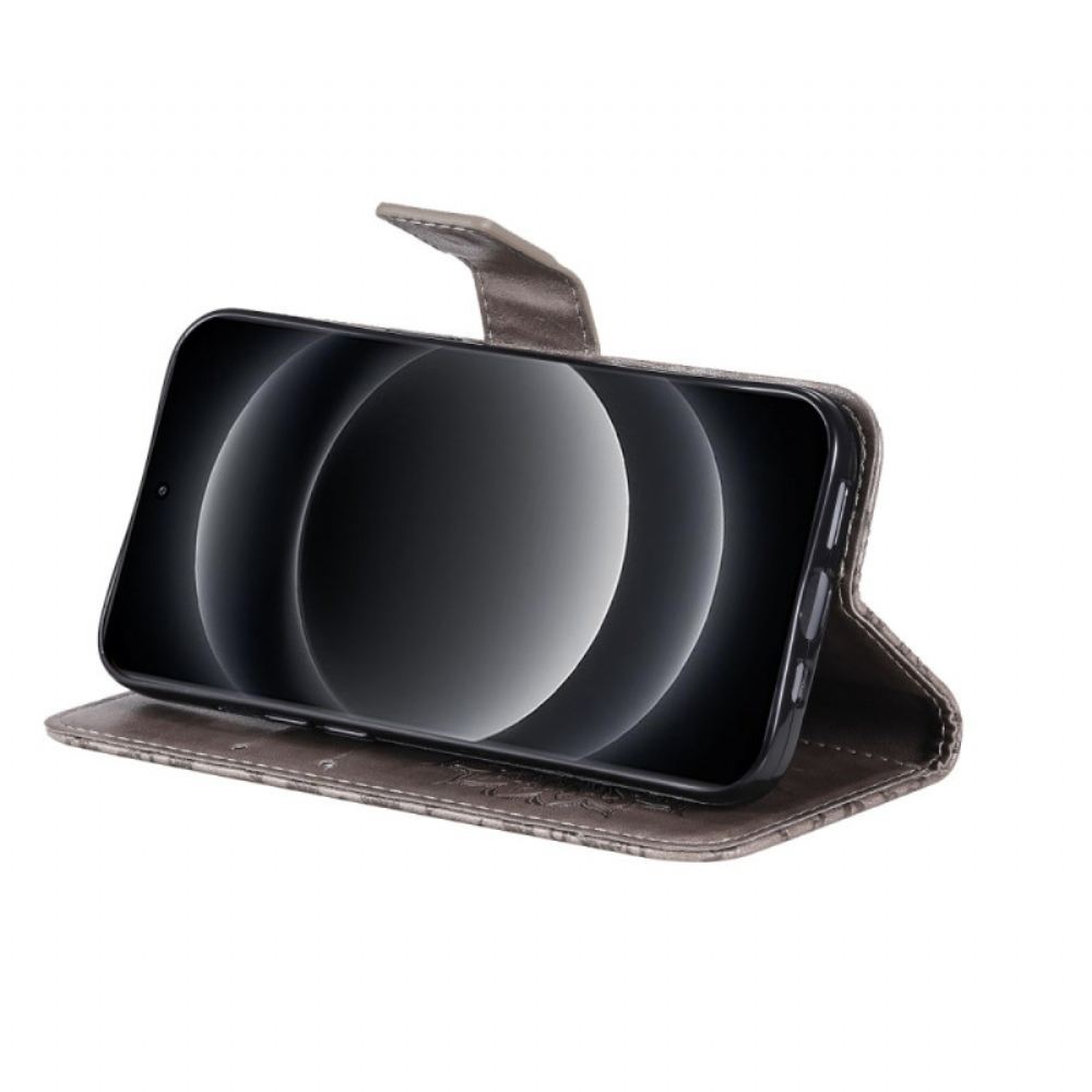 Kožený Kryt Na Xiaomi 14 Ultra Mandala S Popruhem