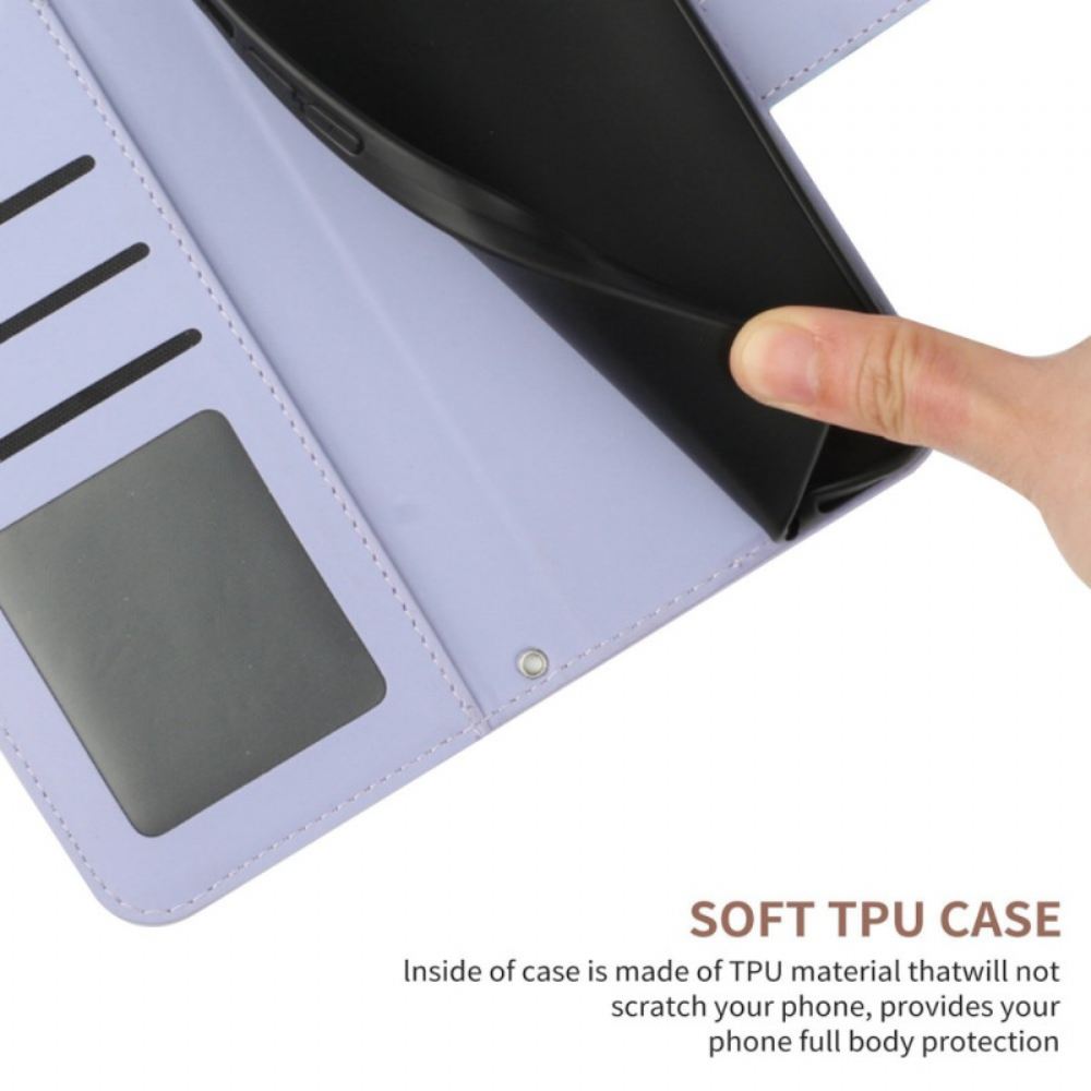 Kožený Kryt Na Xiaomi 14 Ultra Slunečnicový Vzor S Ramenním Popruhem