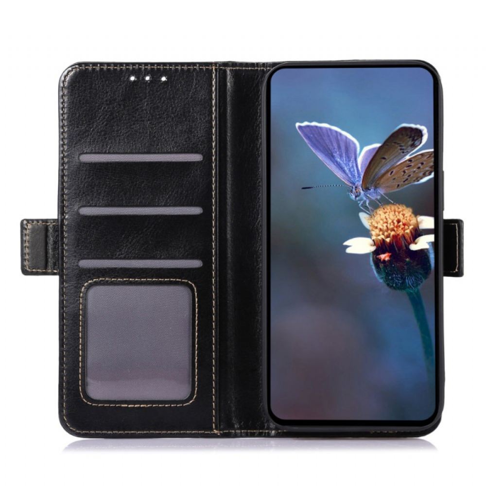 Kožený Kryt Na Xiaomi 14 Ultra Umělá Kůže Abeel