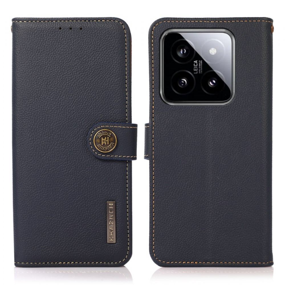 Kožený Kryt Xiaomi 14 Ultra Klasický Chazneh