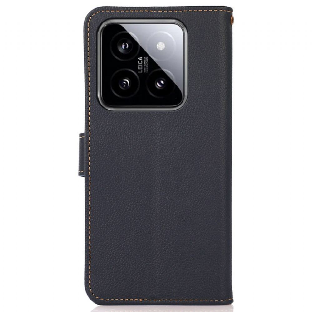Kožený Kryt Xiaomi 14 Ultra Klasický Chazneh