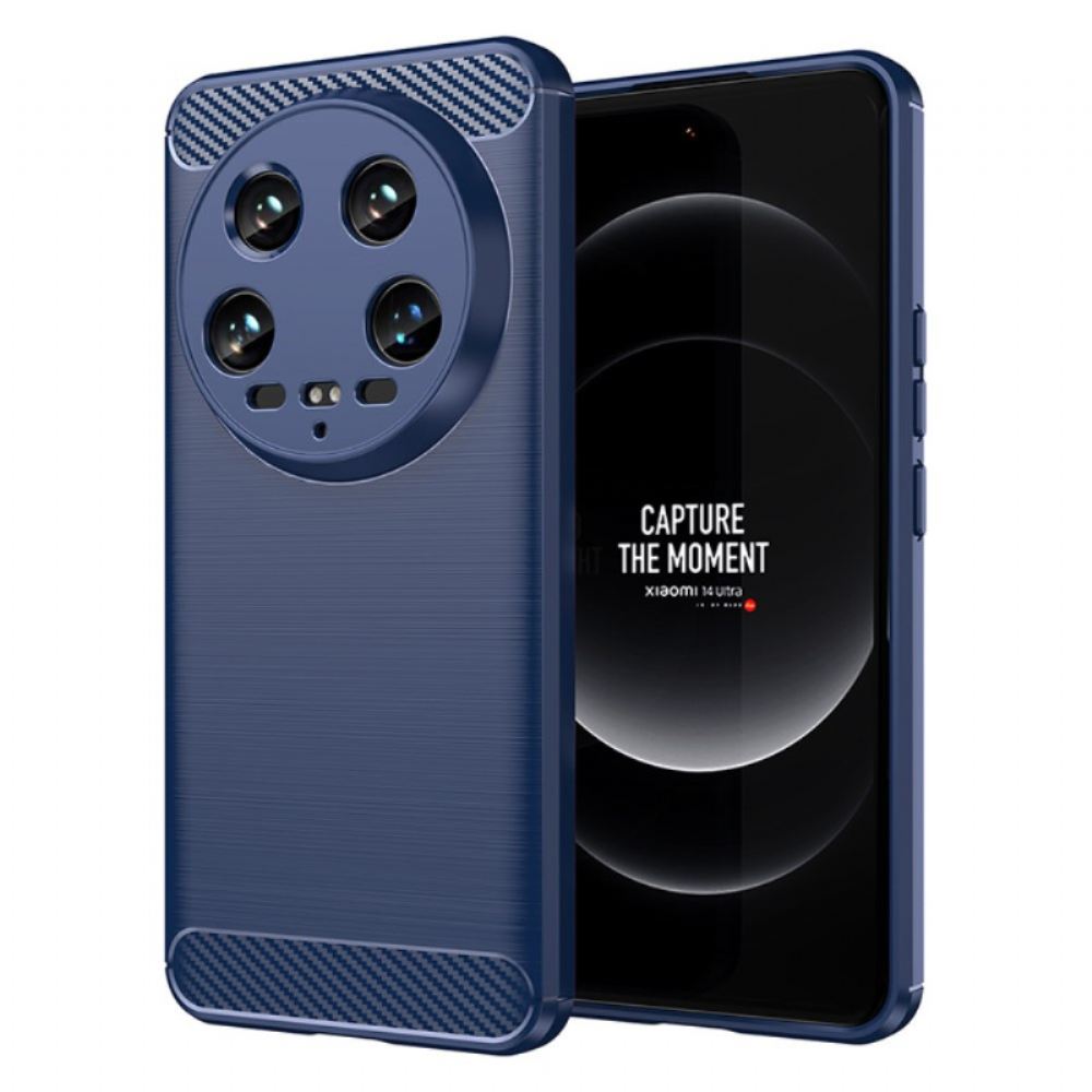 Kryt Xiaomi 14 Ultra Kartáčované Uhlíkové Vlákno