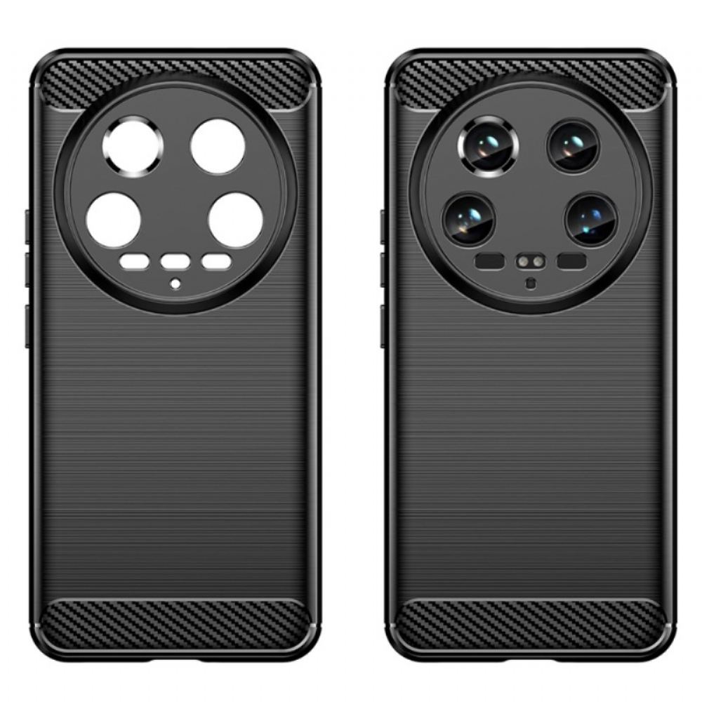 Kryt Xiaomi 14 Ultra Kartáčované Uhlíkové Vlákno