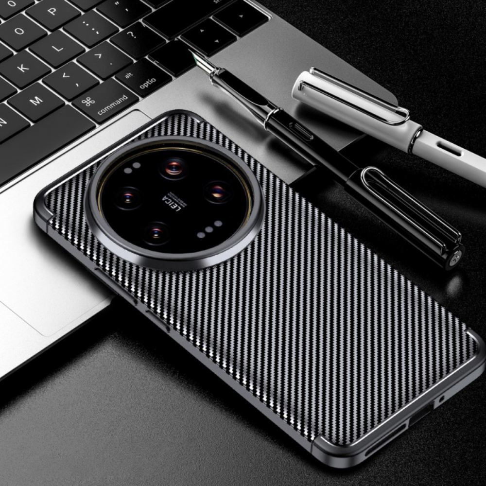 Kryt Xiaomi 14 Ultra Kryty Na Mobil Flexibilní Uhlíkové Vlákno