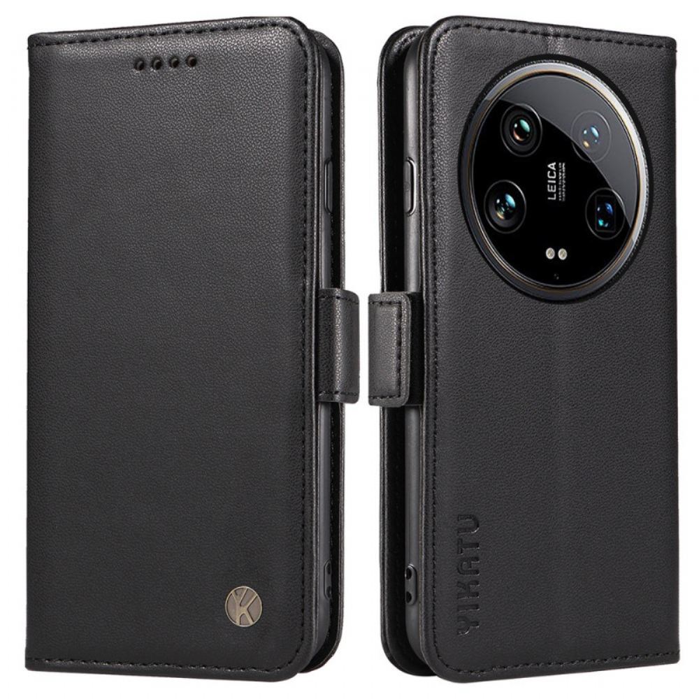 Peněženková Pouzdra Xiaomi 14 Ultra Kryty Na Mobil Klasické Yikatu