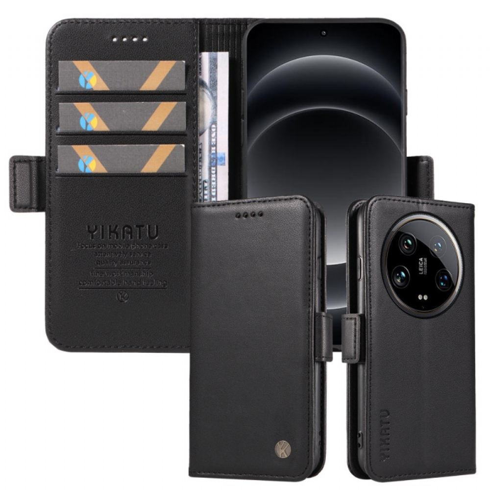 Peněženková Pouzdra Xiaomi 14 Ultra Kryty Na Mobil Klasické Yikatu