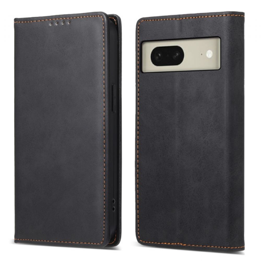 Kožené Pouzdro Folio Google Pixel 8 Rfid Vlnový Chránič