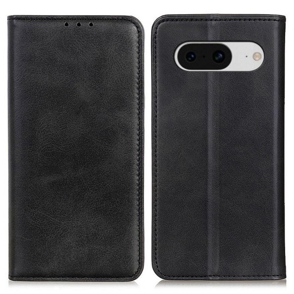 Kožené Pouzdro Google Pixel 8 Klasická Štípaná Kůže
