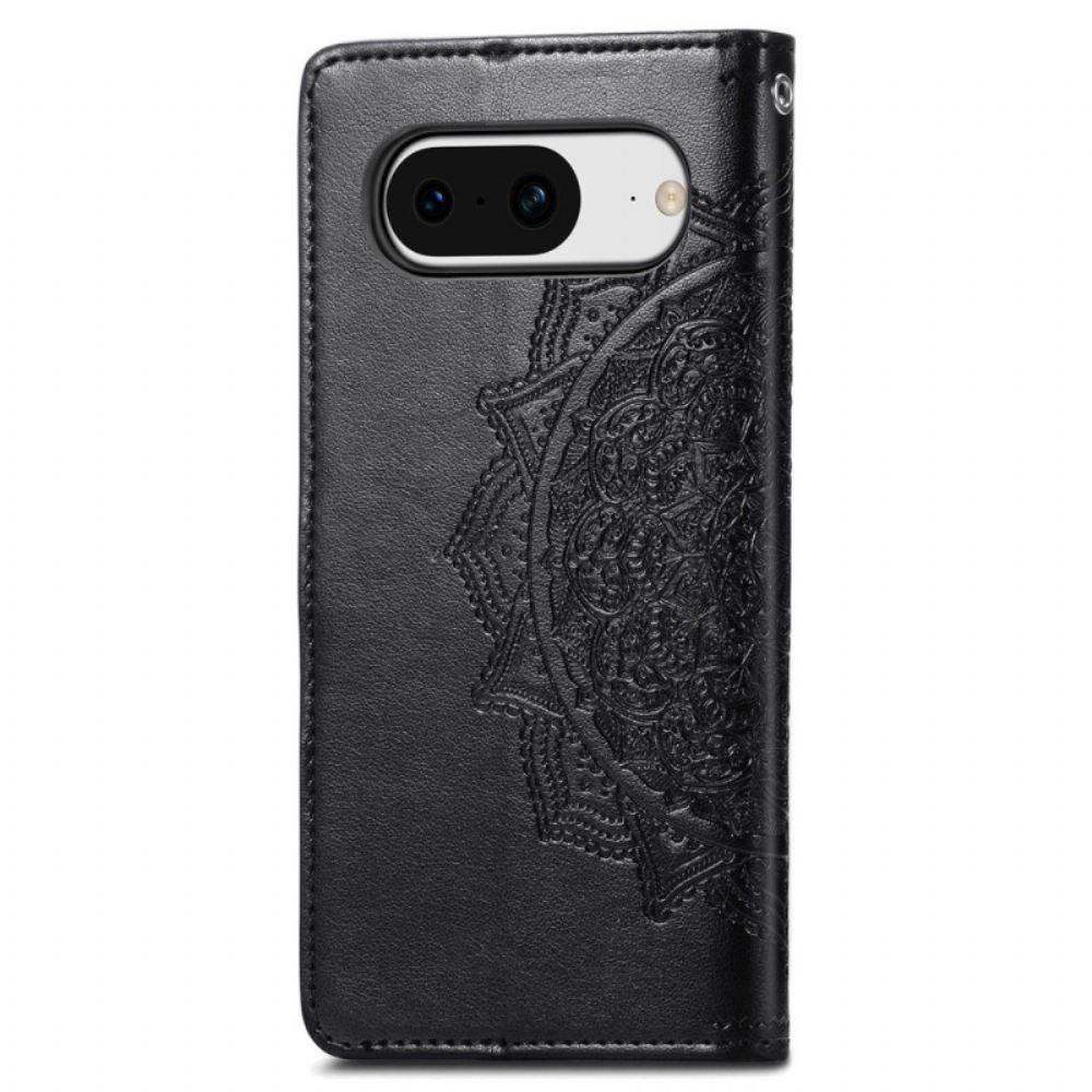 Kožený Kryt Google Pixel 8 Barokní Mandala