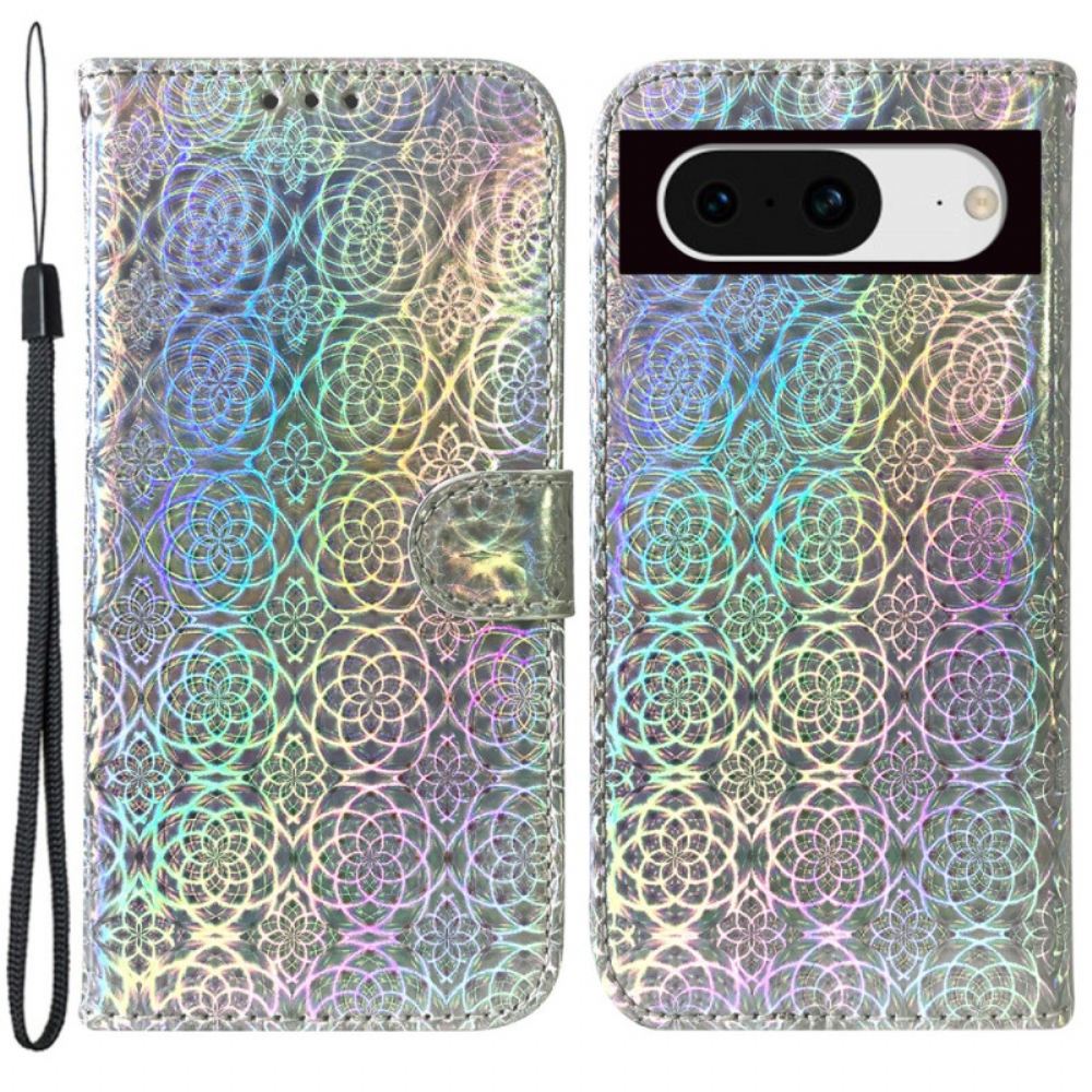 Kožený Kryt Google Pixel 8 Strappy Disco