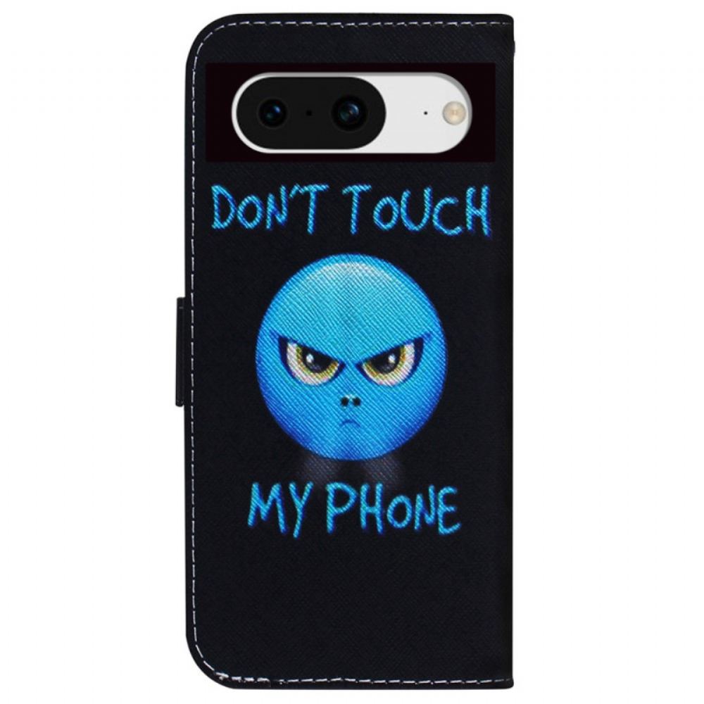 Kožený Kryt Na Google Pixel 8 Telefon Emoji