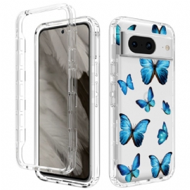 Kryt Google Pixel 8 Kryty Na Mobil Vyztužení Motýli