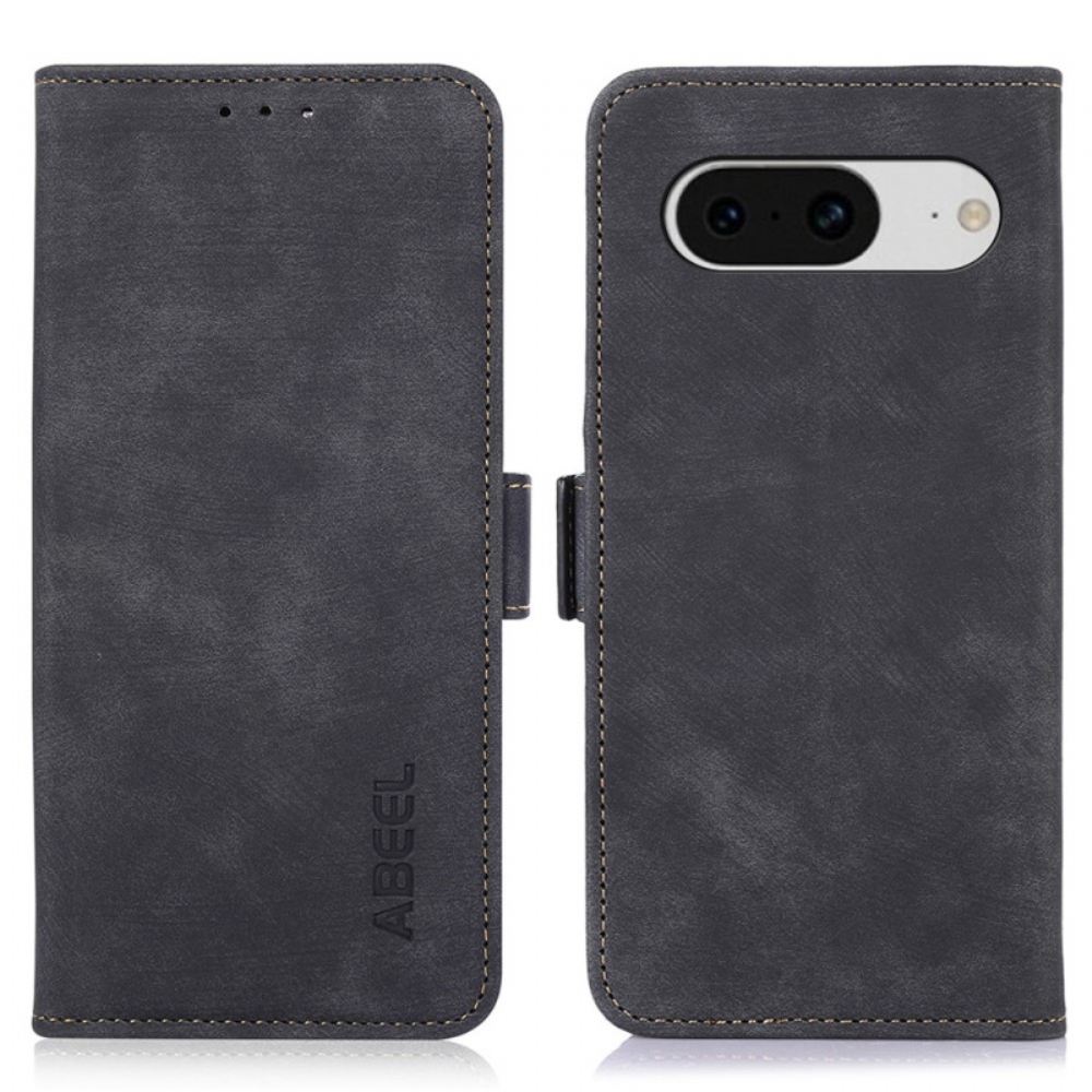 Peněženková Pouzdra Google Pixel 8 Kryty Na Mobil Styl Abeel Suede