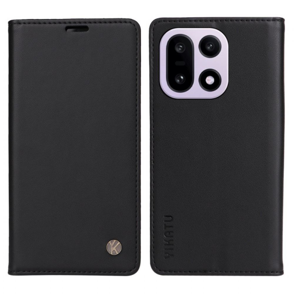 Kožené Pouzdro Folio Oneplus 15 Yikatu