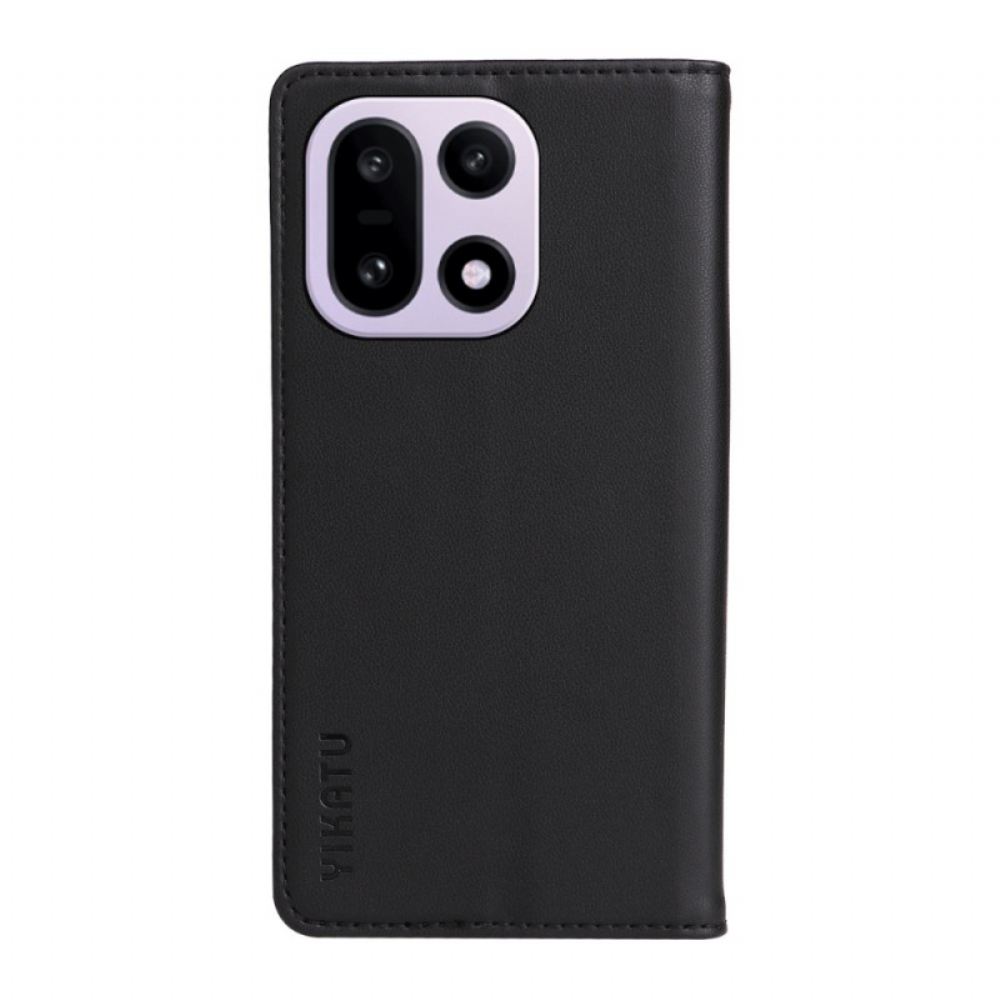 Kožené Pouzdro Folio Oneplus 15 Yikatu