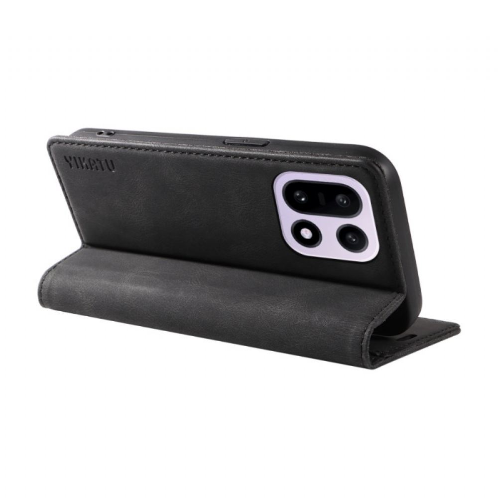 Kožené Pouzdro Oneplus 15 Yikatu Semišový Efekt