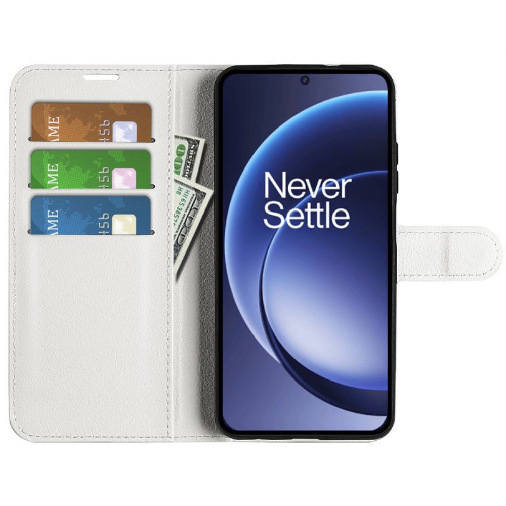 Kožený Kryt Na Oneplus 15 Umělá Kůže Liči