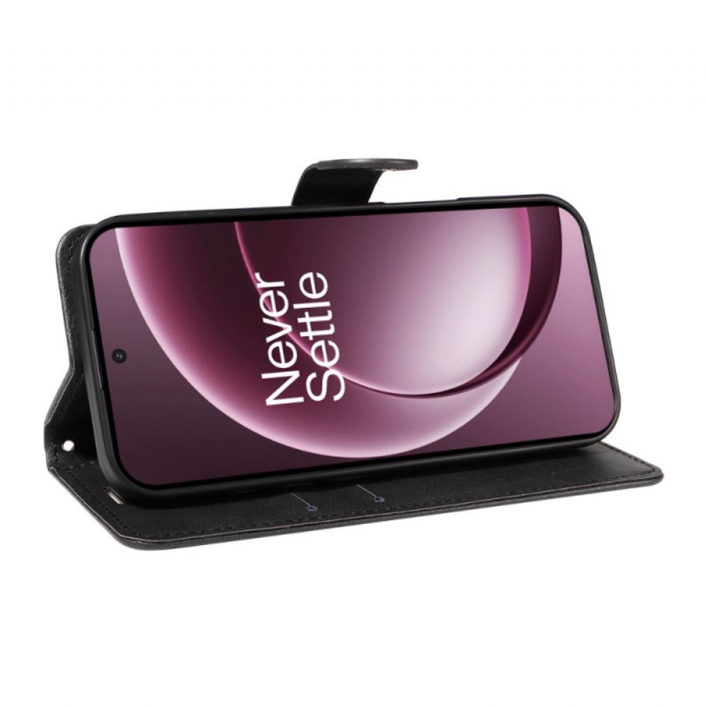 Kožený Kryt Oneplus 15 Jednoduchá Umělá Kůže