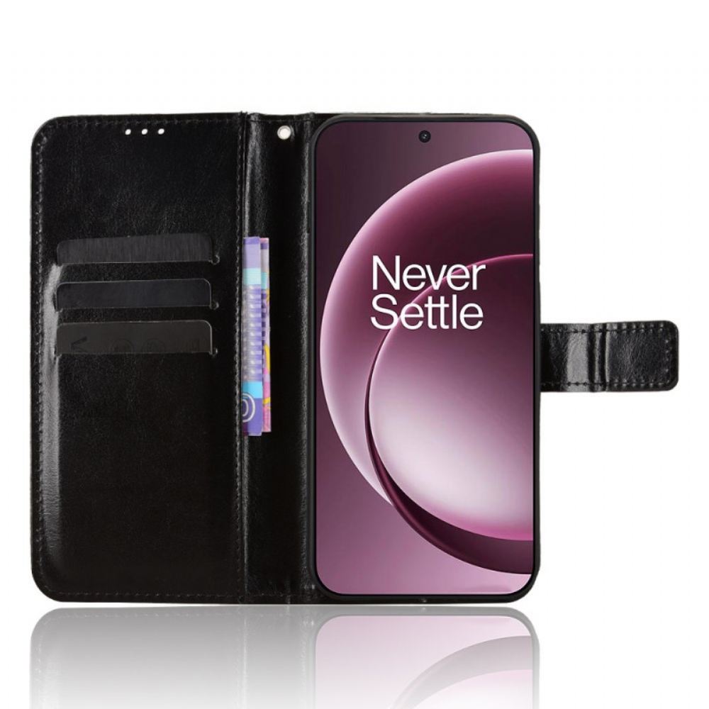 Kožený Kryt Oneplus 15 Křiklavá Umělá Kůže