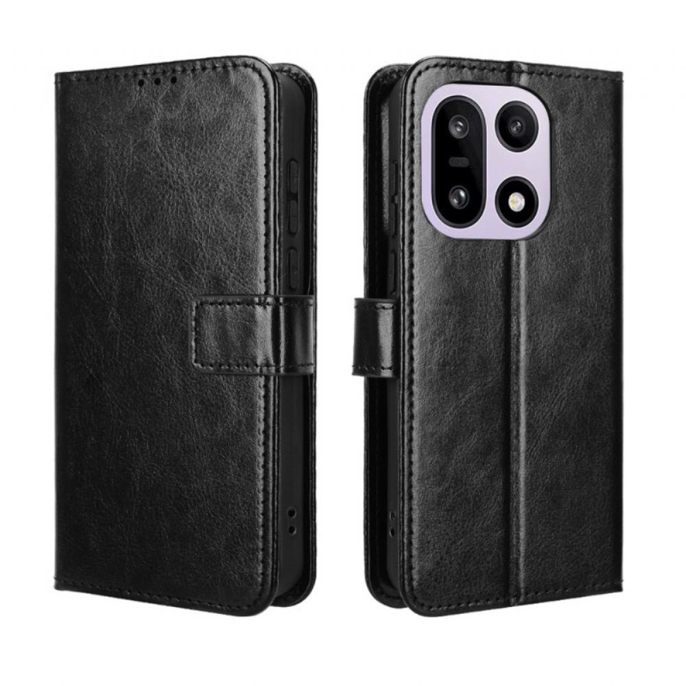 Kožený Kryt Oneplus 15 Křiklavá Umělá Kůže