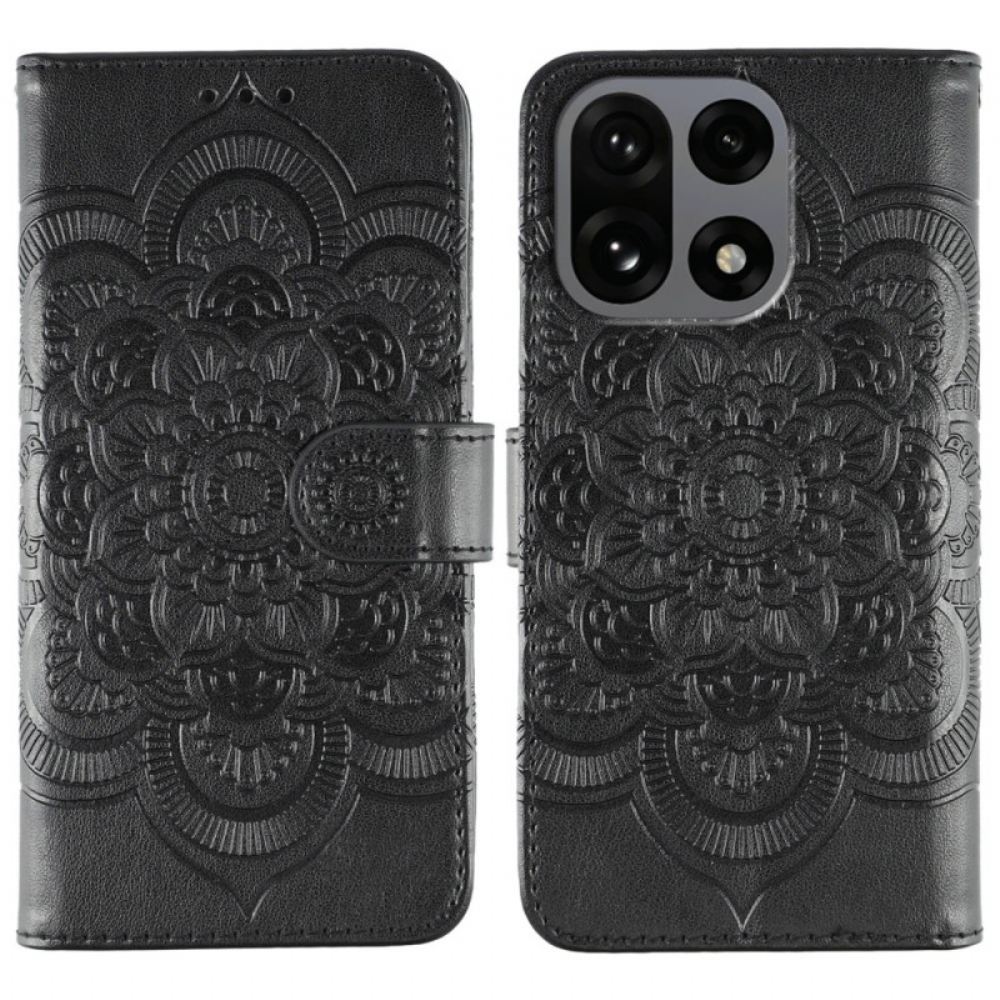 Kožený Kryt Oneplus 15 Potisk Mandaly