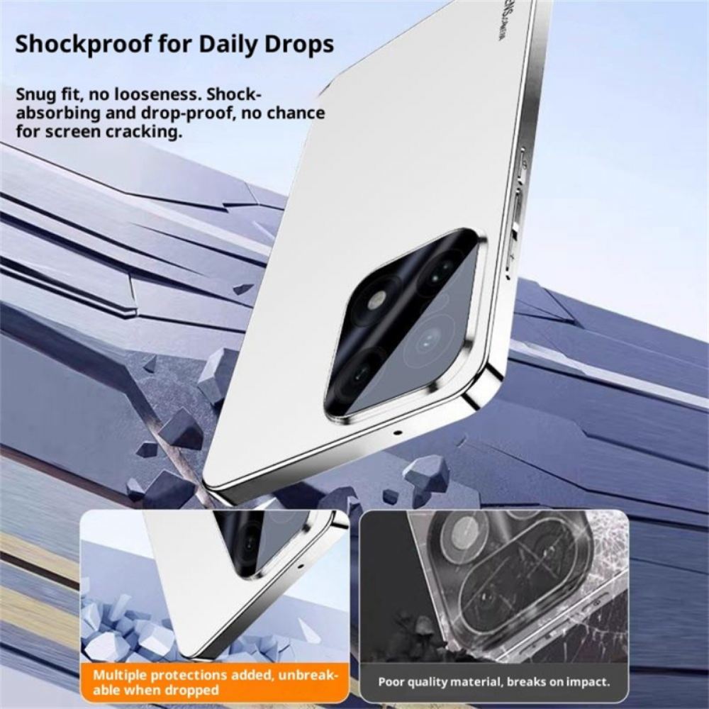 Kryt Oneplus 15 Elektrolyticky Pokovený Rám Odolný Proti Poškrábání