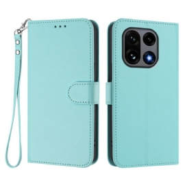 Peněženková Pouzdra Oneplus 15 Kryty Na Mobil Jednoduchá S Páskem