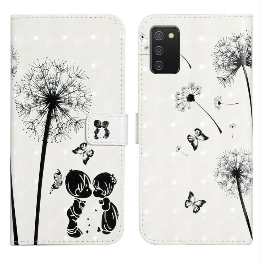 Flipové Pouzdro Na Samsung Galaxy A02s Baby Love Pampeliška