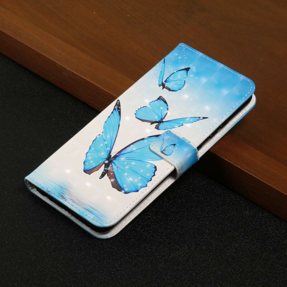 Flipové Pouzdro Na Samsung Galaxy A02s Let Motýlů