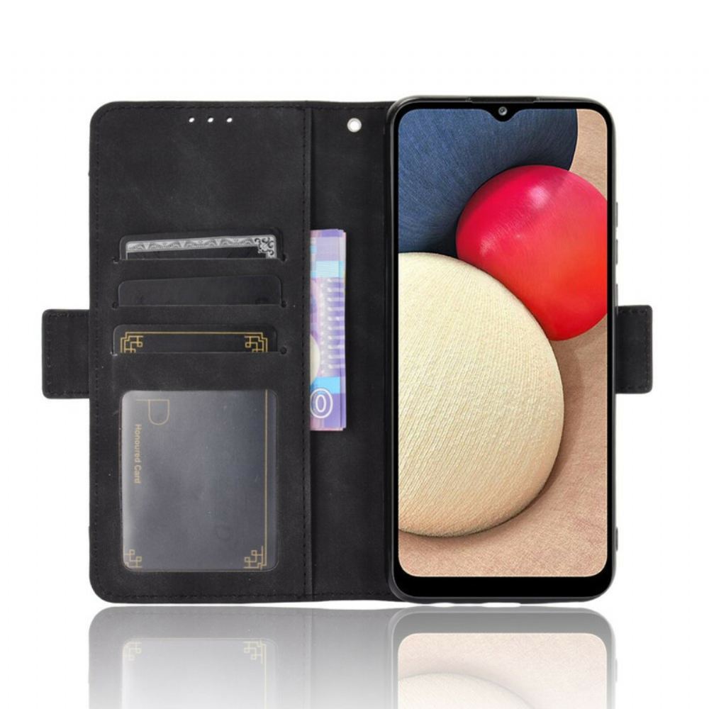Flipové Pouzdro Na Samsung Galaxy A02s Multi-card První Třídy