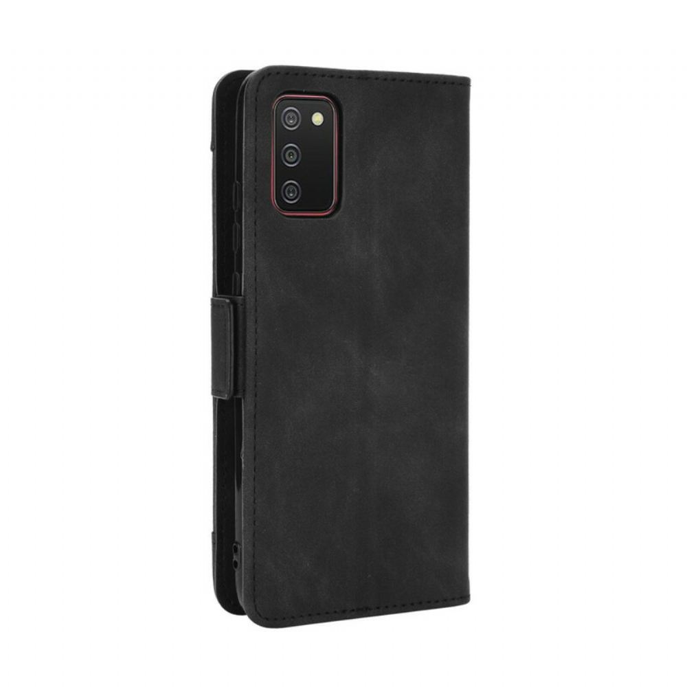 Flipové Pouzdro Na Samsung Galaxy A02s Multi-card První Třídy