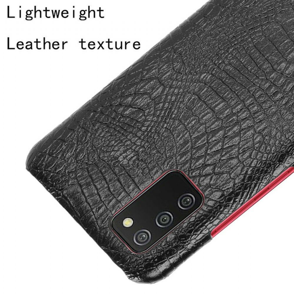 Kryt Na Samsung Galaxy A02s Efekt Krokodýlí Kůže
