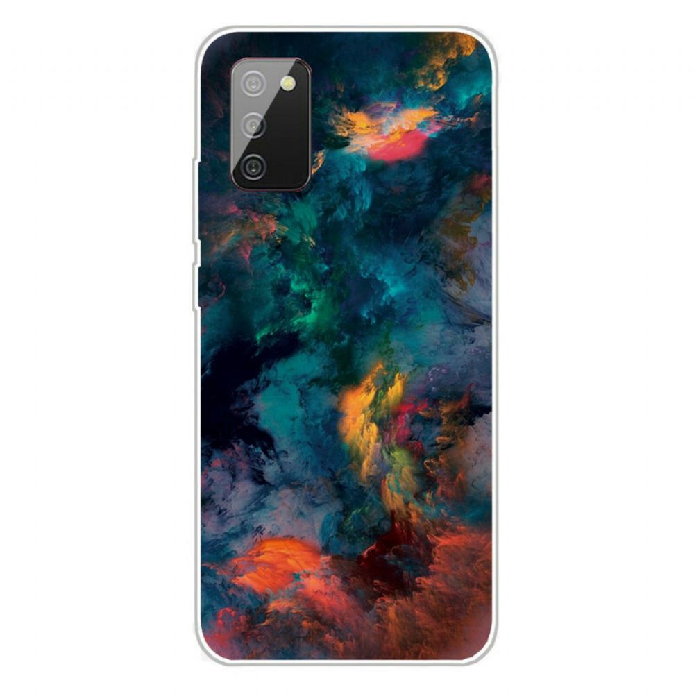 Kryty Na Mobil Na Samsung Galaxy A02s Barevné Mraky