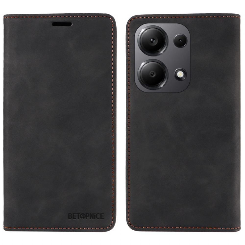 Kožené Pouzdro Folio Xiaomi Redmi Note 13 Pro 4g Betopnice