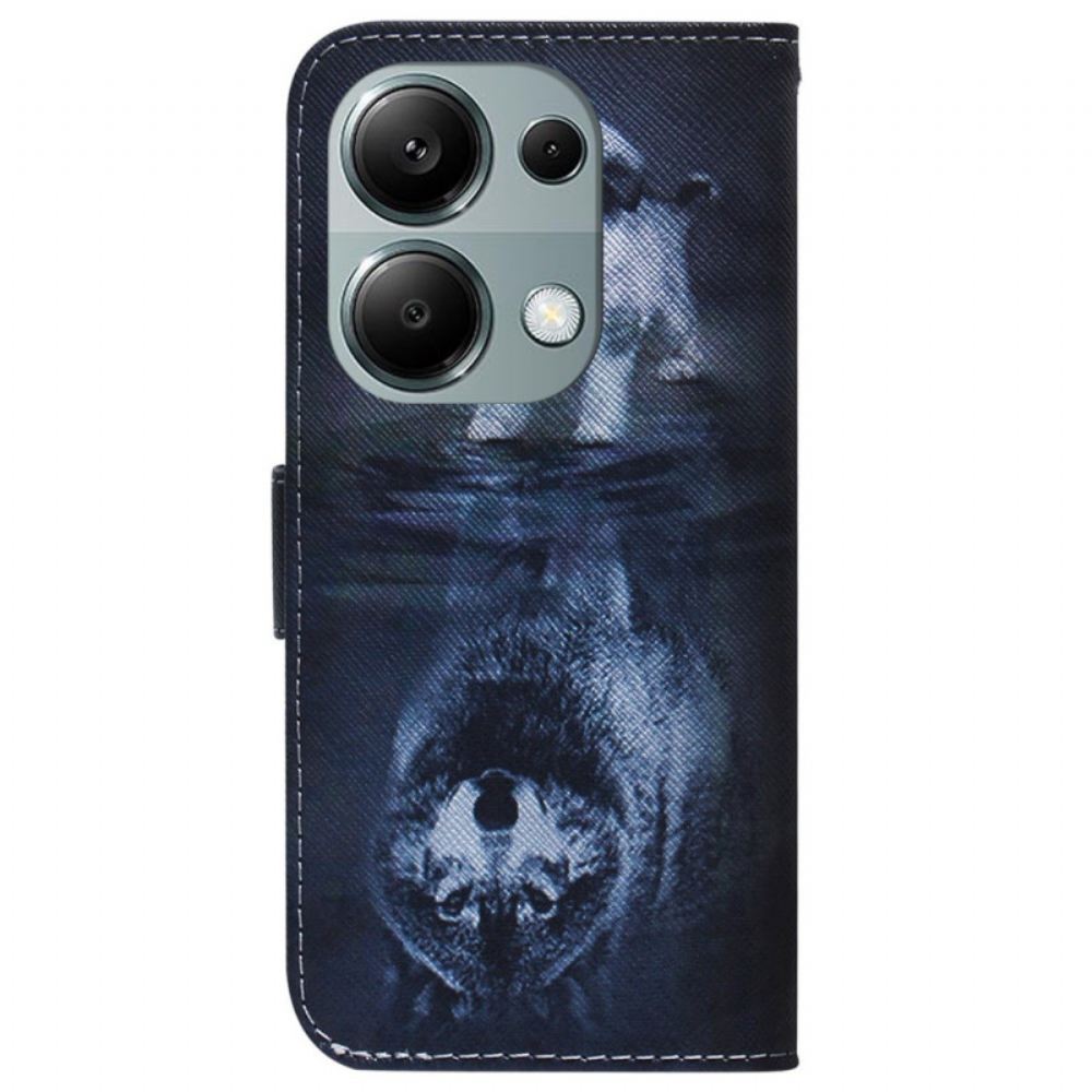 Kožený Kryt Na Xiaomi Redmi Note 13 Pro 4g Sen Štěněte