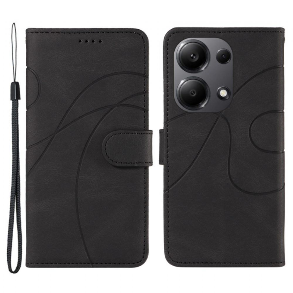 Kožený Kryt Na Xiaomi Redmi Note 13 Pro 4g Vlnovky