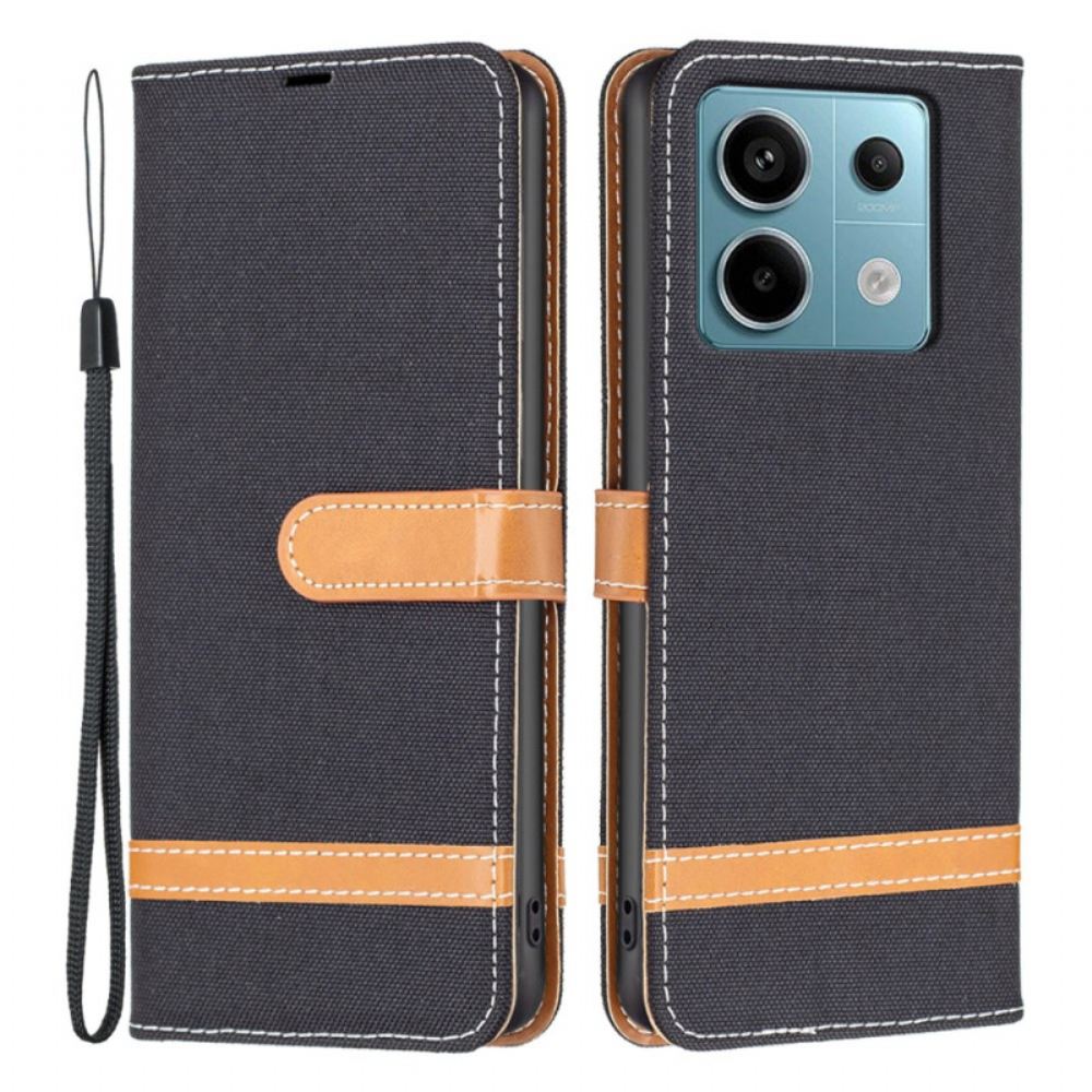 Kožený Kryt Xiaomi Redmi Note 13 Pro 4g Látka Na Popruh